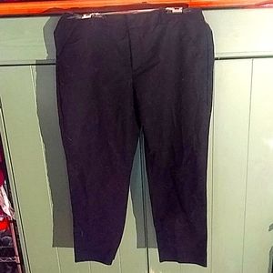 Classic and comfortable black trousers.